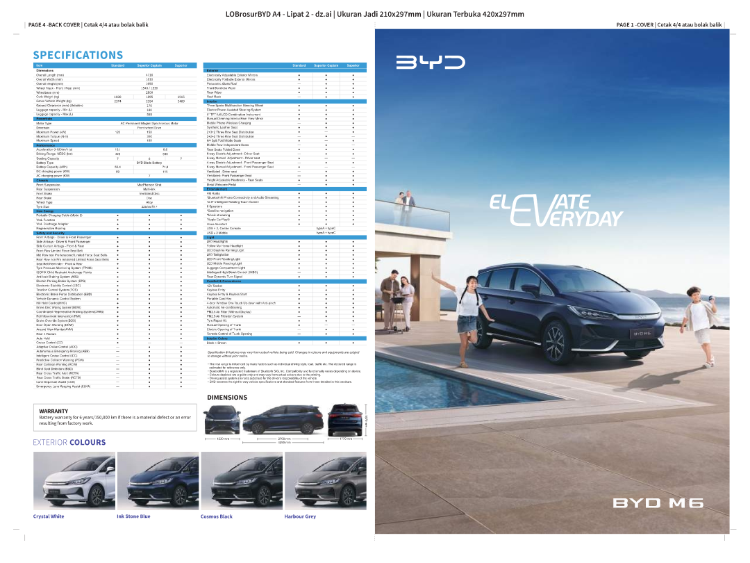 Brosur BYD M6 Halaman 1